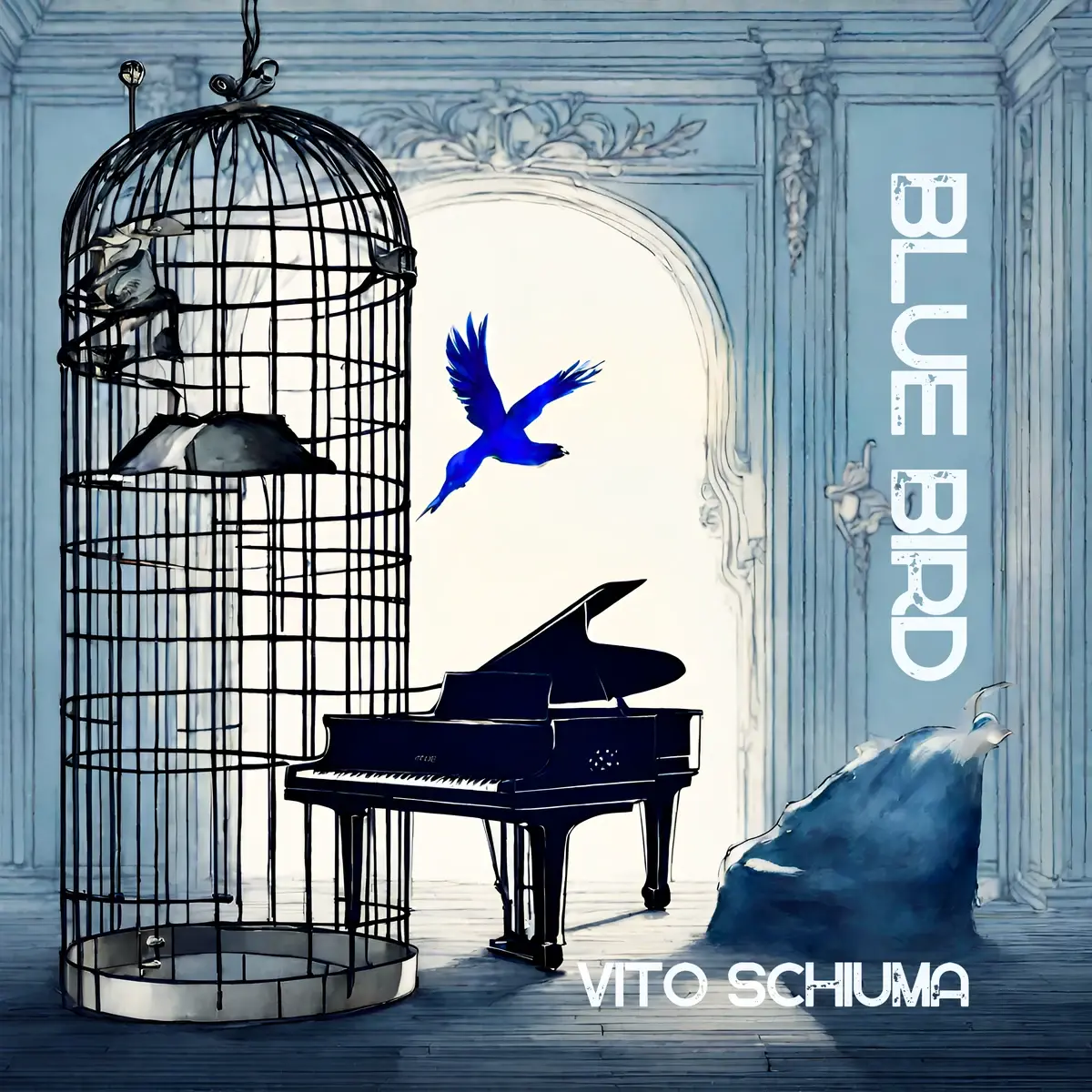 Blue Bird EP — cover art by Vito Schiuma